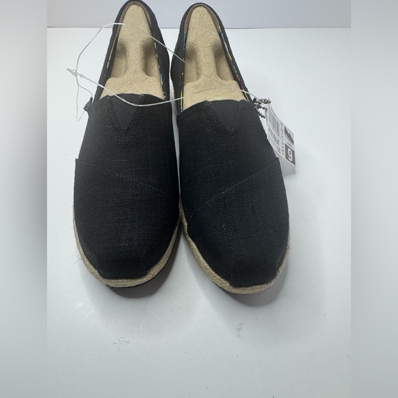 Skechers Bob Wedge Canvas Shoes Size 9 NIB - Picture 1 of 11